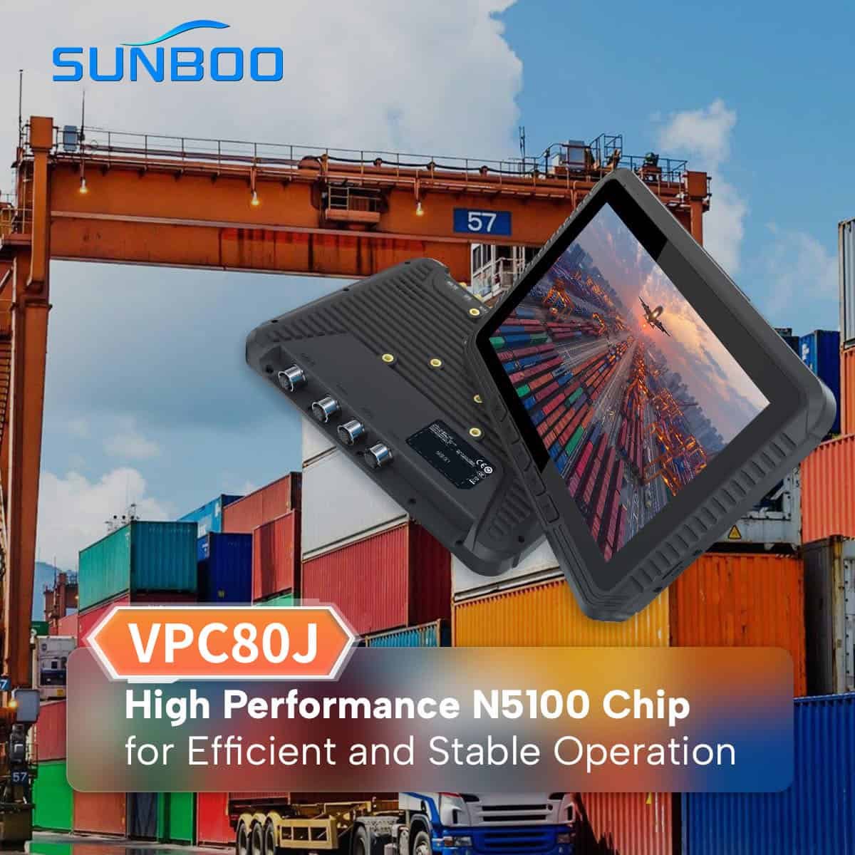8 inch Rugged Linux Tablet Computer - Sunboo