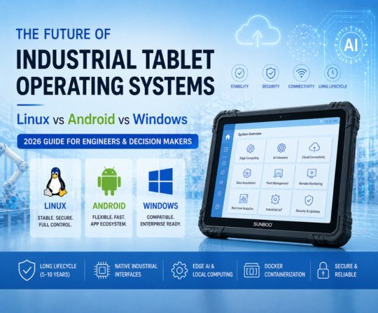 Industrial Tablet Operating System: Linux vs Android vs Windows